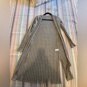 Emory Park Long Grey Sweater Size S